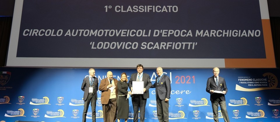 RICONOSCIMENTI ASI 2021 AL CAEM/SCARFIOTTI, PEDIVELLA D’ORO PER IL CIRCUITO MOTOCICLISTICO CHIENTI E POTENZA